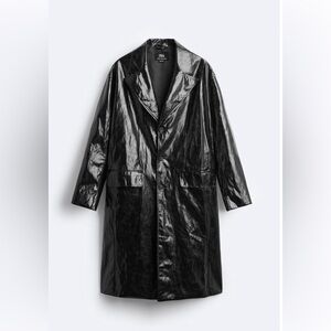 Mens dress coat black size small  new witn tags